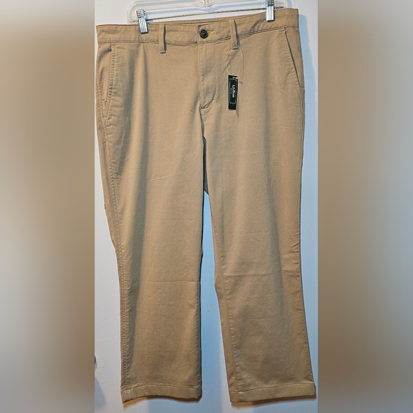 L.L. Bean Other - LL Bean Comfort Stretch Standard Fit Chino Pants Beige Men's Size 35x29 NWT